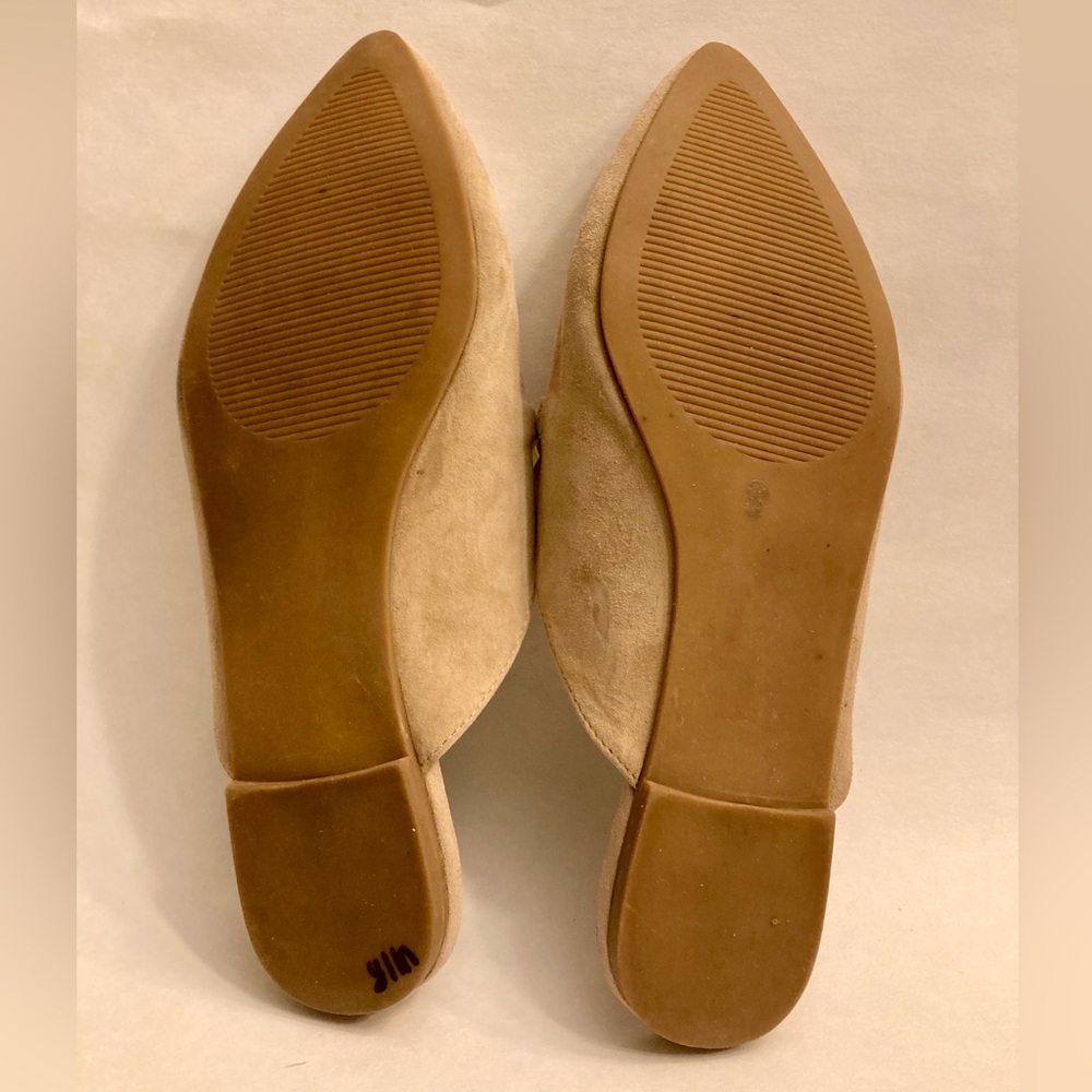 Steve Madden Fall Camel Suede Mule Chunky Chain Accent Casual Career 7 - Picture 9 of 12
